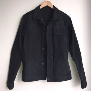 All Saints Brook Black Denim Jacket